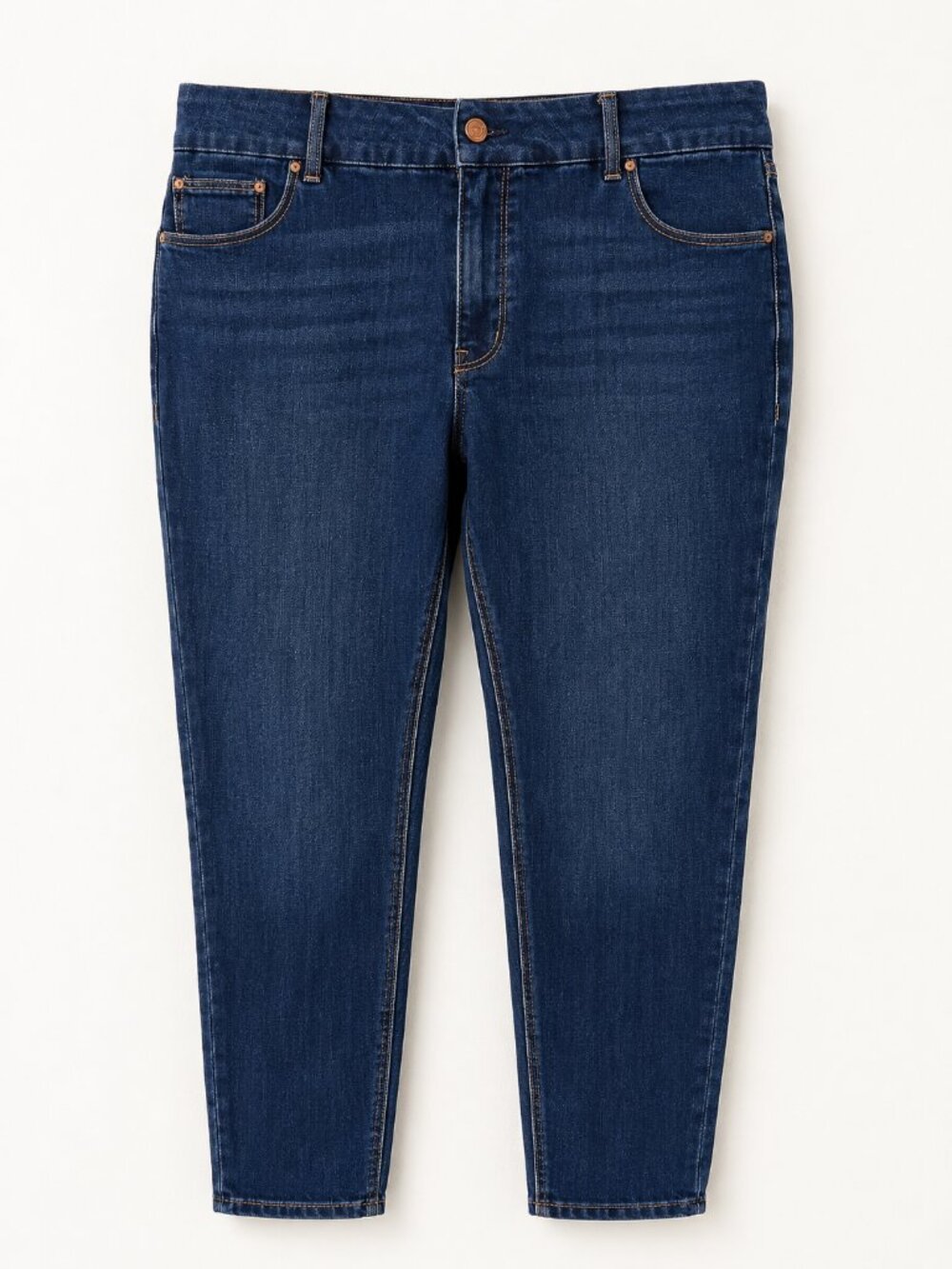 Seven7 Tummyless High Rise Skinny Jeans 18W NWT Dark Wash Stretch Denim - Picture 1 of 9